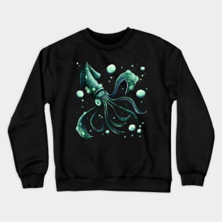 Neon Cephalopoda Crewneck Sweatshirt